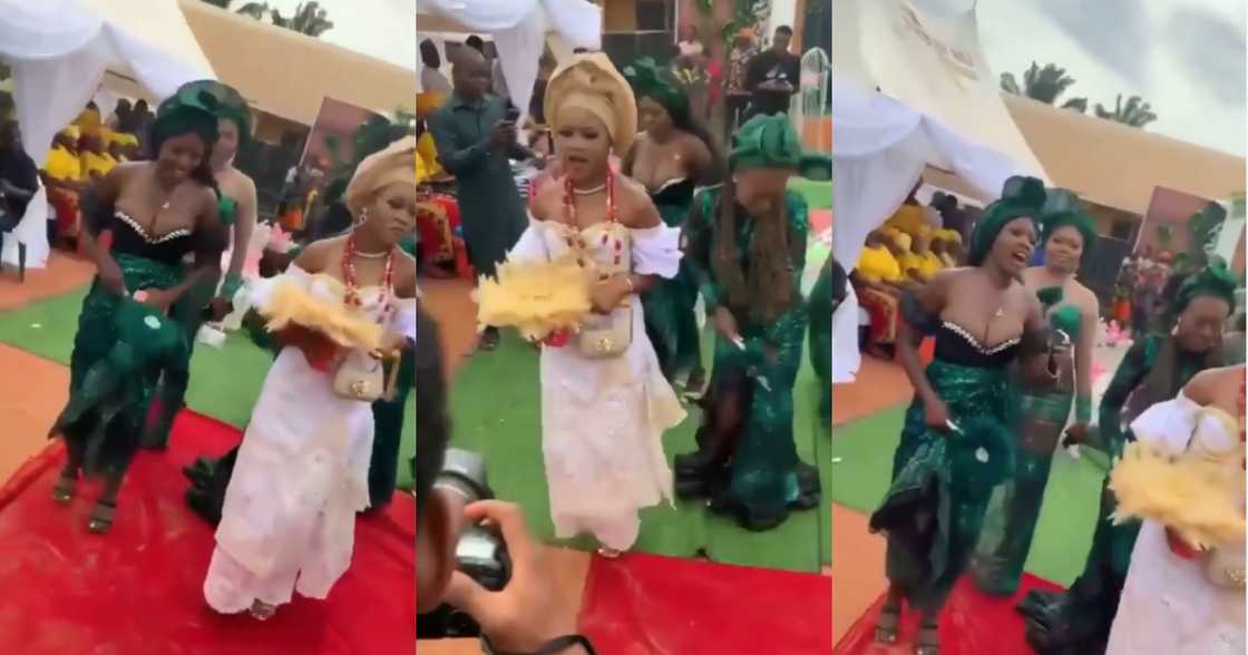 Bridesmaid steals shine of bride as she gives 'free show'; guests spray cash on her instead Bridesmaid steals shine of bride as she gives 'free show'; guests spray cash on her instead