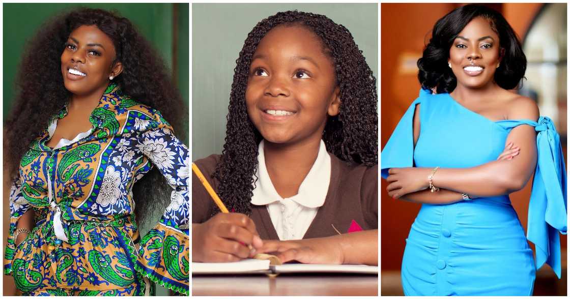 Nana Aba Anamoah Receives Touching Letter from JHS Pupil She Met in Her Former School; Letter Warms Heart Nana Aba Anamoah Receives Touching Letter from JHS Pupil She Met in Her Former School; Letter Warms Heart