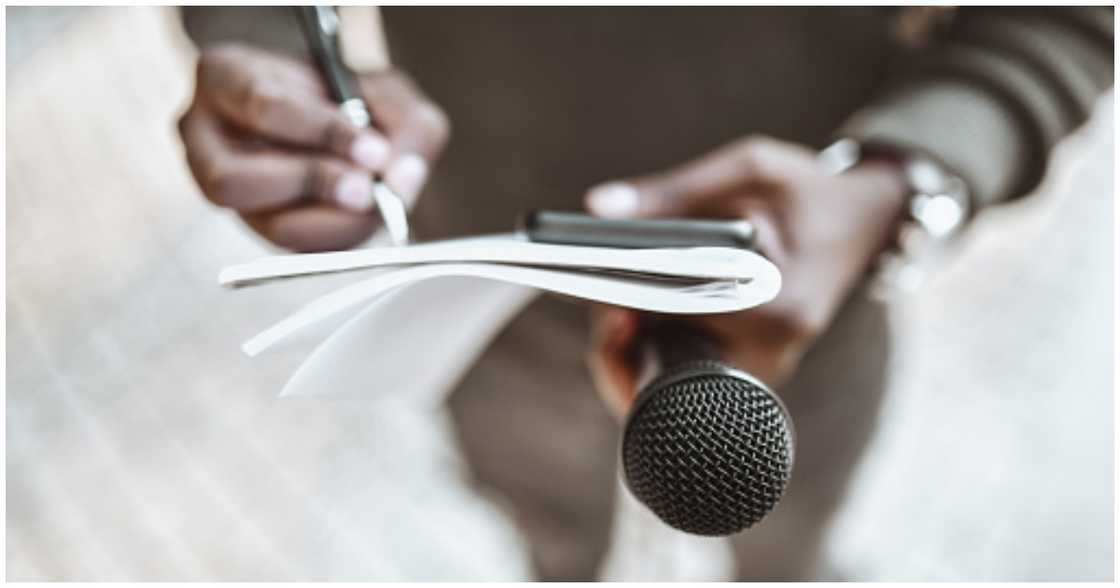 A journalist A journalist