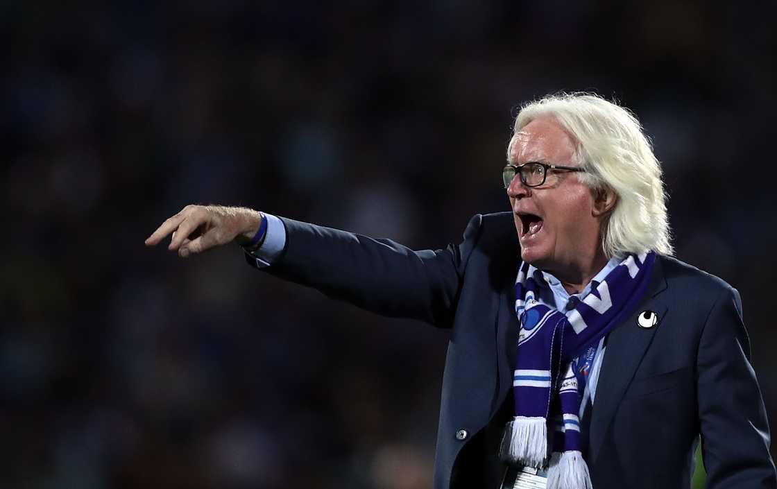 Head coach of Esteghlal Winfried Schafer gesturesduring AFC Champions League match between Esteghlal FC and Zobahan at Azadi Stadium on May 15, 2018 in Tehran, Iran Head coach of Esteghlal Winfried Schafer gesturesduring AFC Champions League match between Esteghlal FC and Zobahan at Azadi Stadium on May 15, 2018 in Tehran, Iran