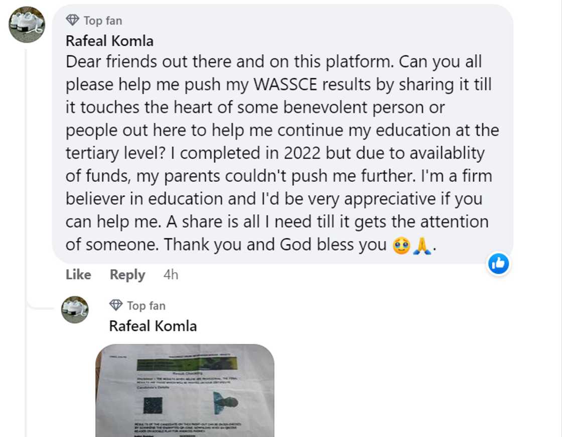 A screenshot of Raphael Komla. A screenshot of Raphael Komla.