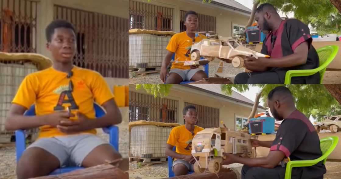Meet 19-year-old Ghanaian boy who has invented aeroplane Meet 19-year-old Ghanaian boy who has invented aeroplane