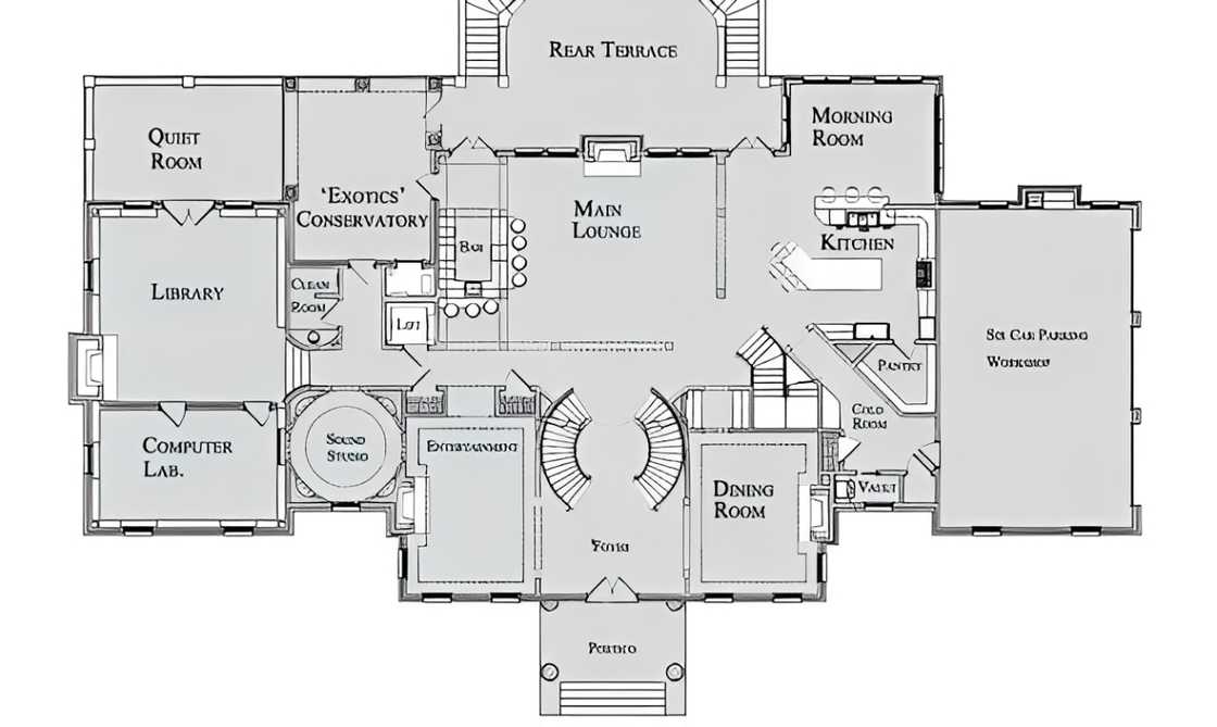 Magic house floor plan Magic house floor plan