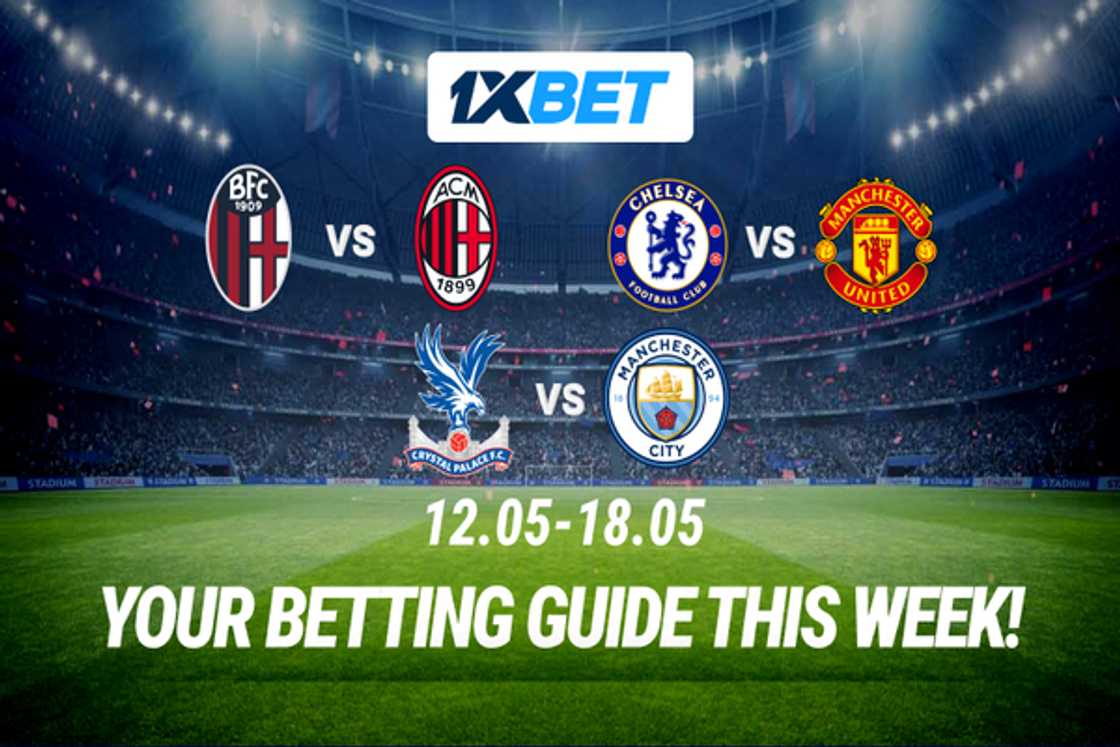 Bologna, Milan, Chelsea, Man Utd, Crystal Palace, Man City Bologna, Milan, Chelsea, Man Utd, Crystal Palace, Man City