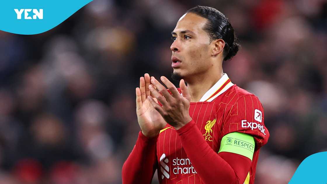 Virgil van Dijk of Liverpool ahead of the Liverpool vs PSG UEFA CL Round of 16 second leg on March 11, 2025 in Liverpool, England Virgil van Dijk of Liverpool ahead of the Liverpool vs PSG UEFA CL Round of 16 second leg on March 11, 2025 in Liverpool, England