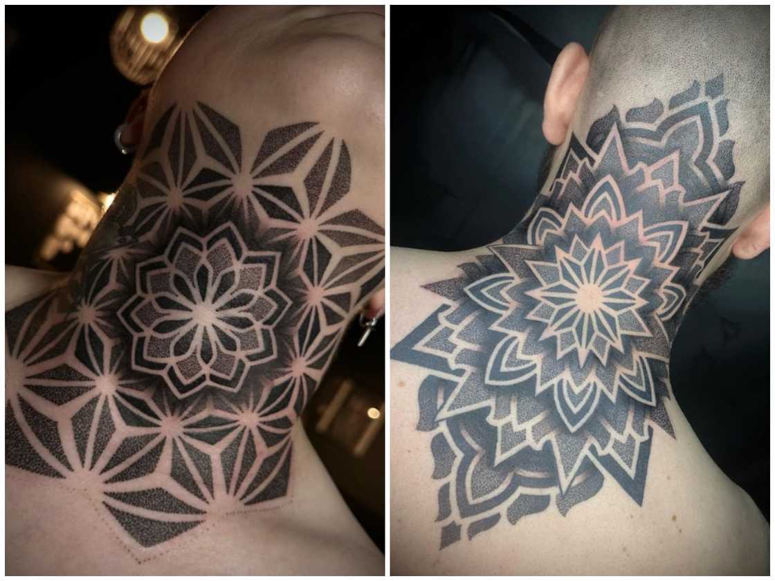 Neck tattoos for men Neck tattoos for men