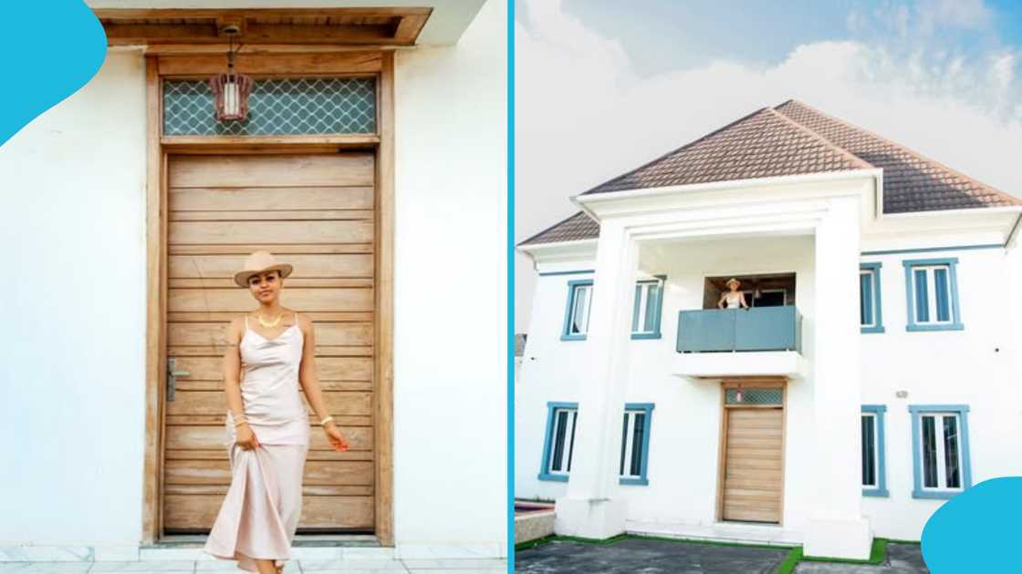 Regina Daniels, Ned Nwoko, New mansion, Queen. Regina Daniels, Ned Nwoko, New mansion, Queen.