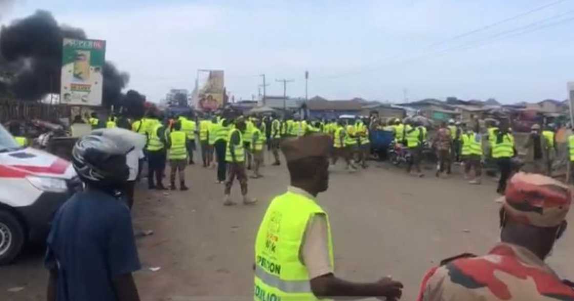 Gunshots Fired As Police Clash WIth Scrap Dealers At Agbogbloshie (Video)
