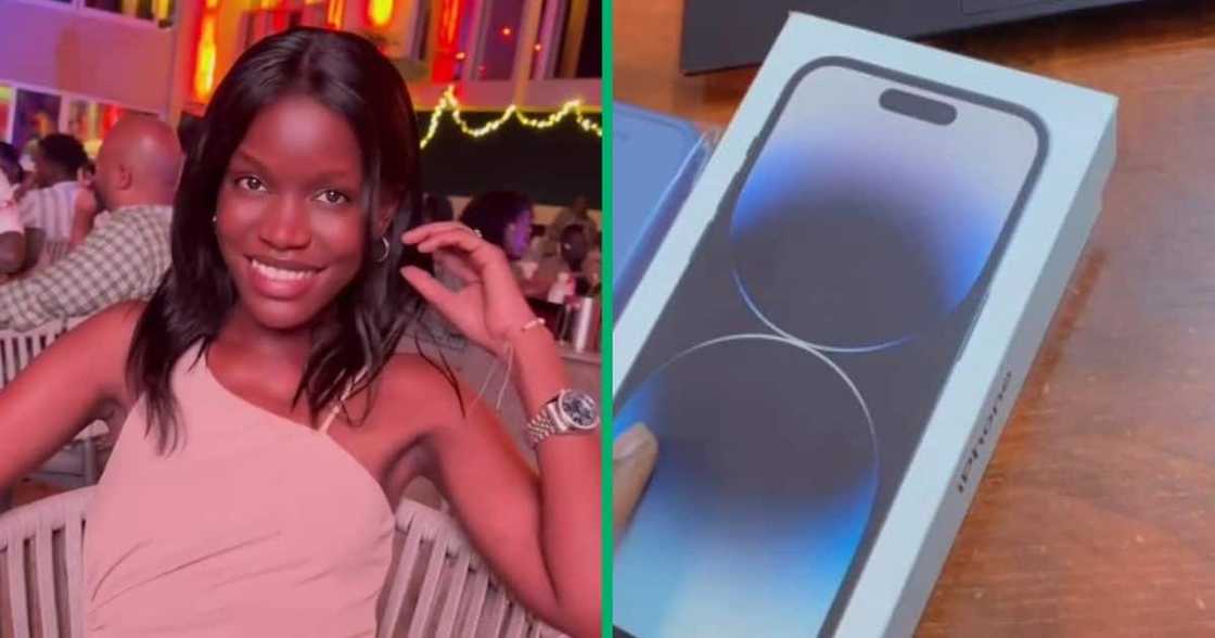 TikTok video shows iPhone14 Pro woma bought