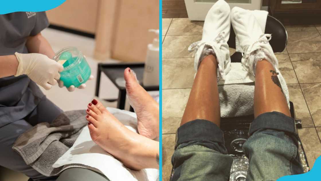 Paraffin pedicure Paraffin pedicure