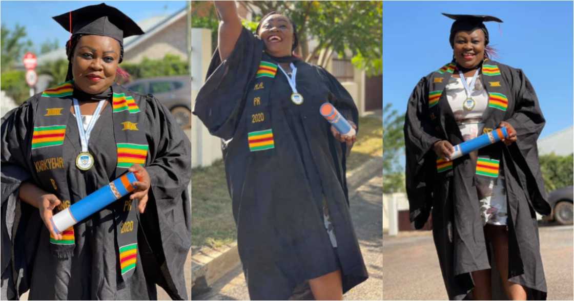 Nana Chelsea: Mum who wanted to defer programme due to challenges earns master's degree