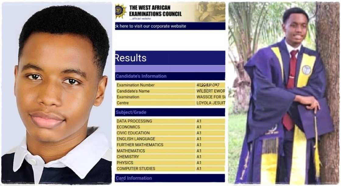 Wilbert Eworitsewarami Justin, a Nigerian boy who scored 9As in WAEC.