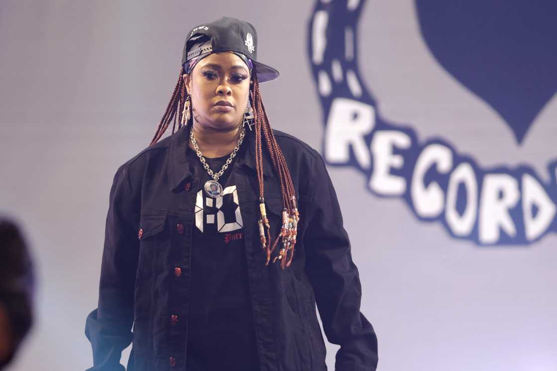 Da Brat performs onstage during the BET Hip Hop Awards Da Brat performs onstage during the BET Hip Hop Awards