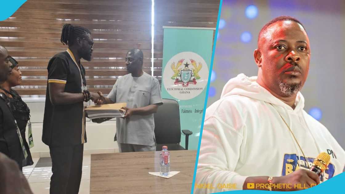 Nigel Gaisie Backs Roman Fada As He Files Forms At Electoral Commission Nigel Gaisie Backs Roman Fada As He Files Forms At Electoral Commission