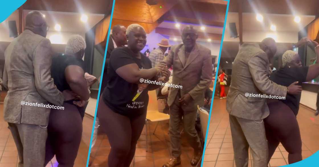 Ama Tundra and an old man in Germany Ama Tundra and an old man in Germany