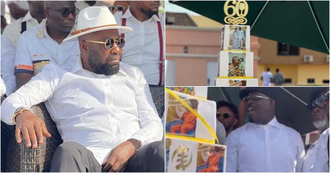 Dr. Osei Kwame Despite: Photos of giant birthday cake of 60-year-old cause traffic online Dr. Osei Kwame Despite: Photos of giant birthday cake of 60-year-old cause traffic online
