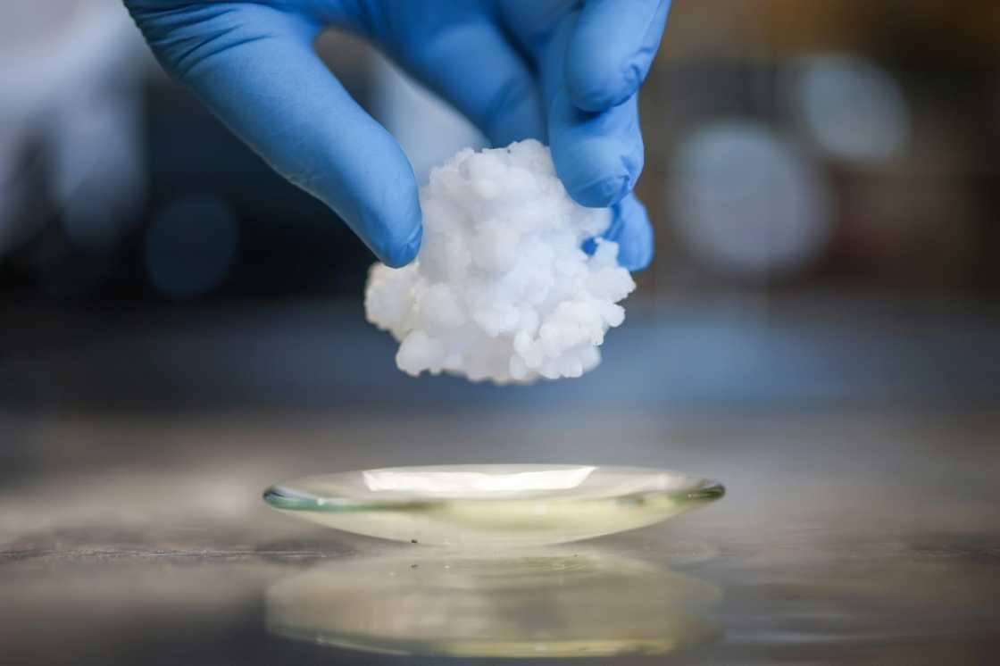 A 'solid refrigerant' used by Barocal at their headquarters in Cambridge A 'solid refrigerant' used by Barocal at their headquarters in Cambridge