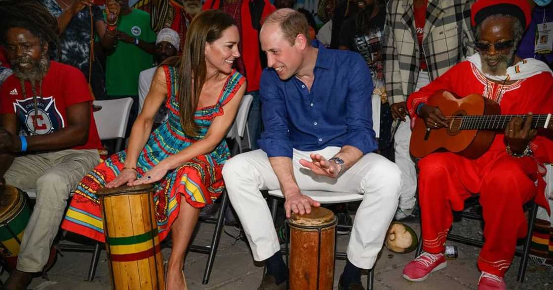 Prince William, Kate Middleton visit Bob Marley's home. Prince William, Kate Middleton visit Bob Marley's home.