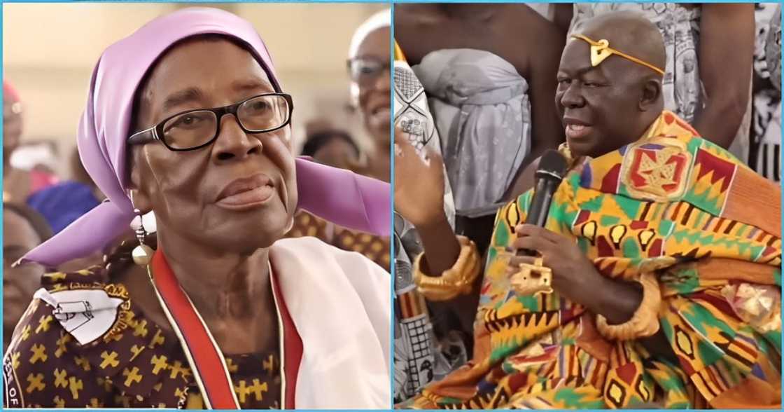 Otumfuo rejoices as he meets his primary school teacher Otumfuo rejoices as he meets his primary school teacher