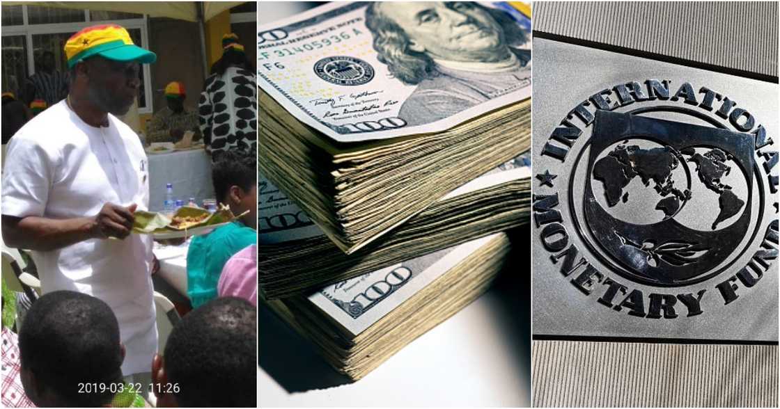 Ofori-Atta celebrates at his kenkey party in 2019. Ofori-Atta celebrates at his kenkey party in 2019.