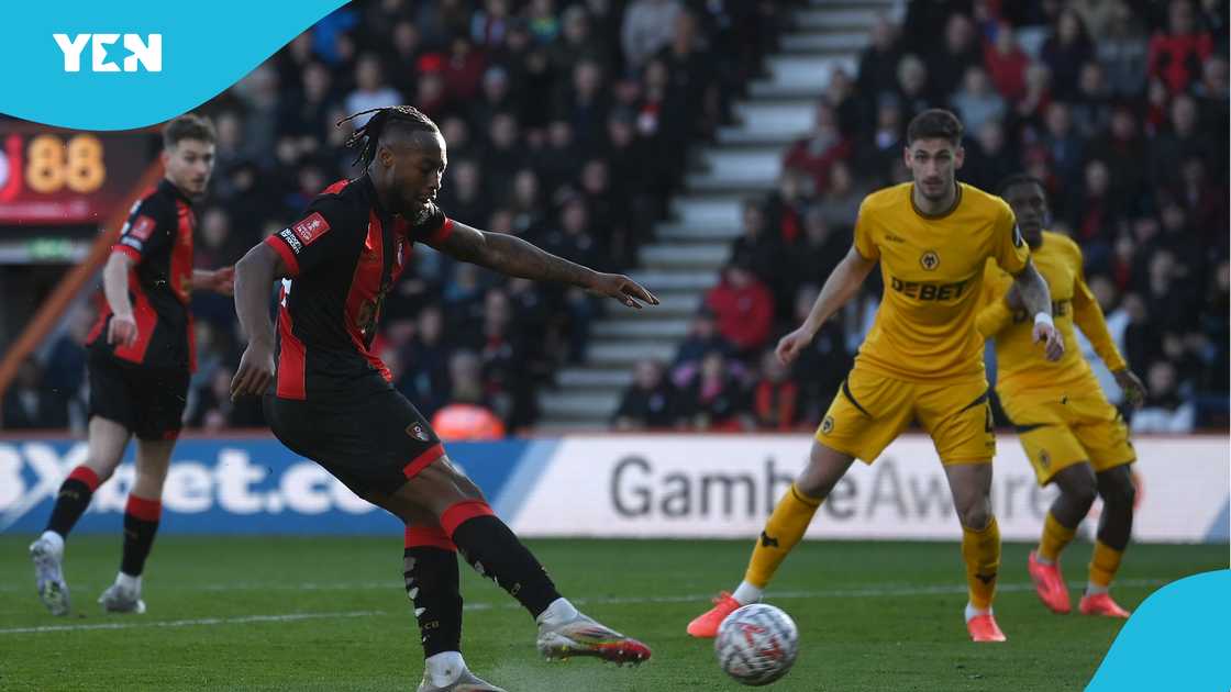 Antoine Semenyo produced an all-round performance to help Bournemouth reach the quarter-finals of the FA Cup. Antoine Semenyo produced an all-round performance to help Bournemouth reach the quarter-finals of the FA Cup.