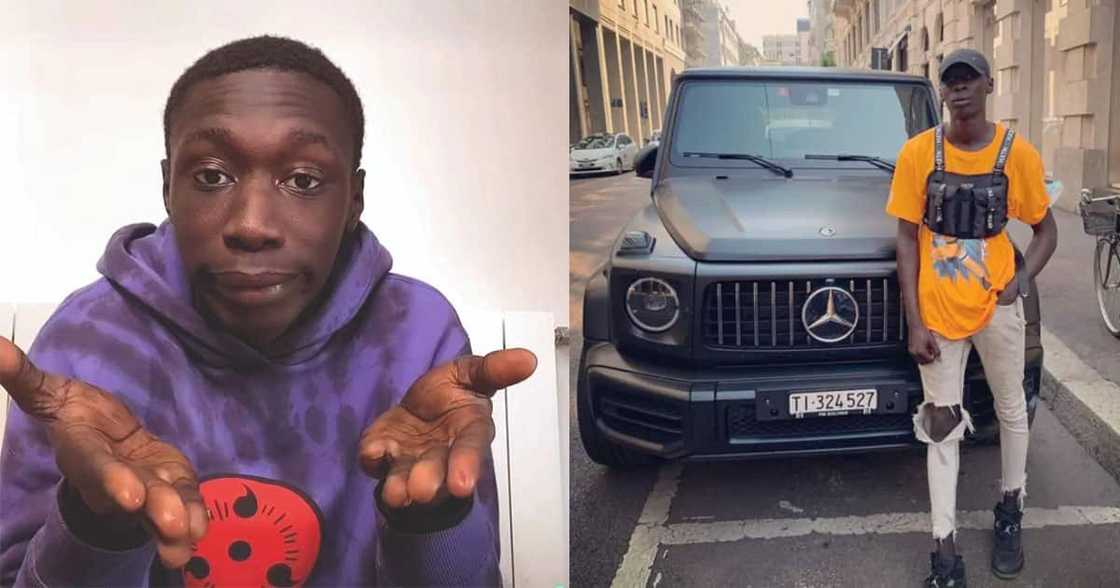 TikTok star Khaby Lame. TikTok star Khaby Lame.