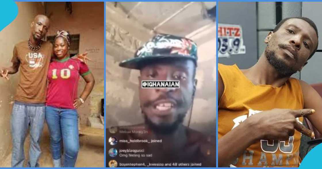 Trending Video Of Okomfo Kwadee Shows Rapper Going Through Hard Times, Peeps React: "He Looks So Malnourished"