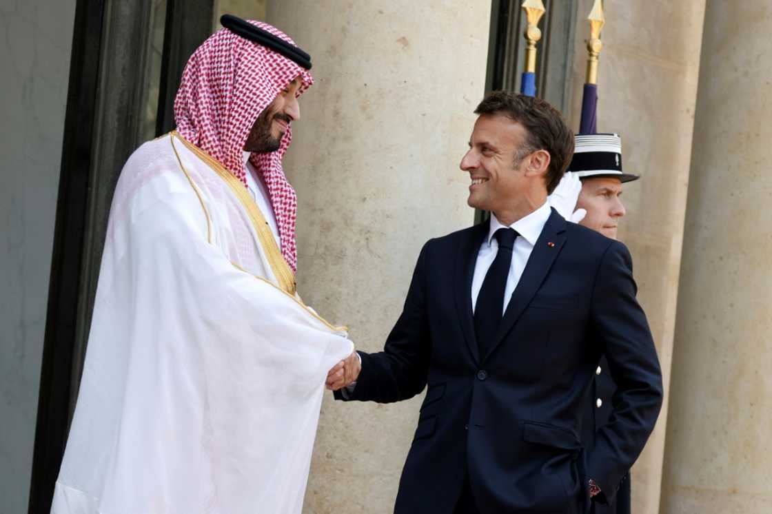 Macron will promote the issue at a conference next week attended by Saudi Crown Prince Mohammed bin Salman and others Macron will promote the issue at a conference next week attended by Saudi Crown Prince Mohammed bin Salman and others