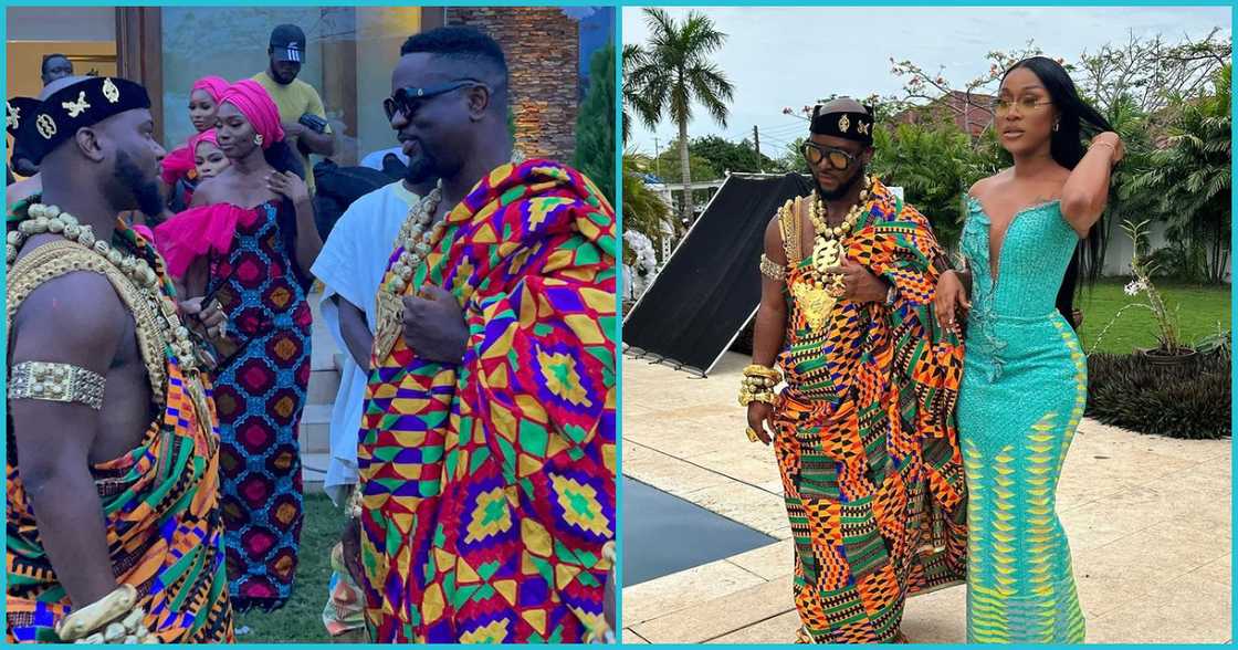 King Promise 'wedding' with Sarkodie, Efia Odo King Promise 'wedding' with Sarkodie, Efia Odo