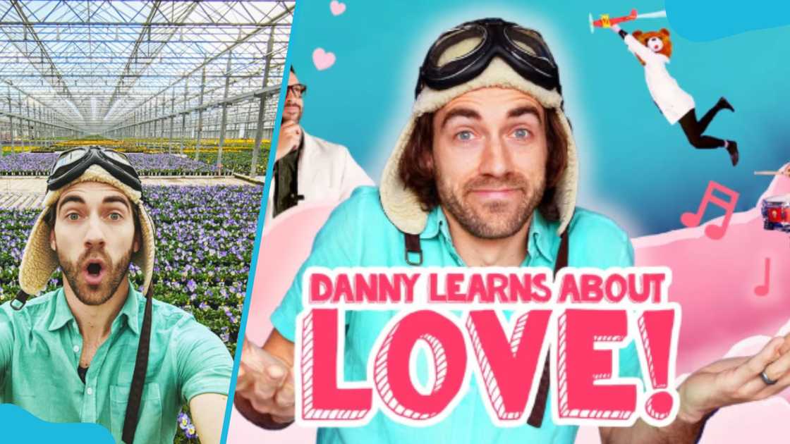 Danny Go in his costume Danny Go in his costume