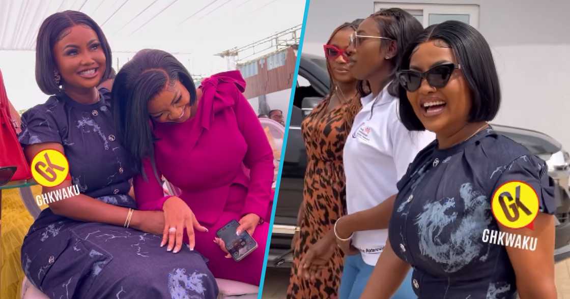 Photos of Nana Ama McBrown and Serwaa Amihere.