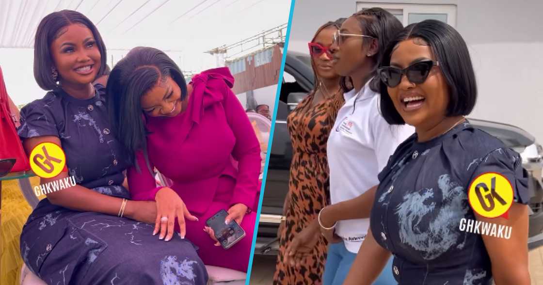 Photos of Nana Ama McBrown and Serwaa Amihere. Photos of Nana Ama McBrown and Serwaa Amihere.