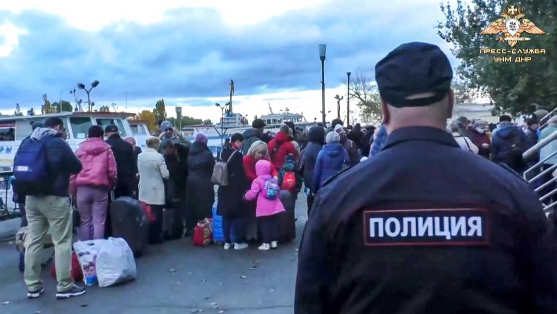 Kremlin-installed leaders are evacuating Kherson, the capital of a region Russia claims as its own Kremlin-installed leaders are evacuating Kherson, the capital of a region Russia claims as its own