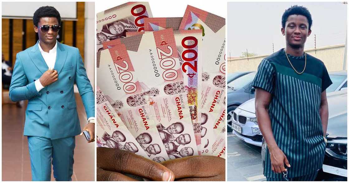 Former University of Ghana student, no millionaire reveals spent Ghc10,000 in a month on books Former University of Ghana student, no millionaire reveals spent Ghc10,000 in a month on books