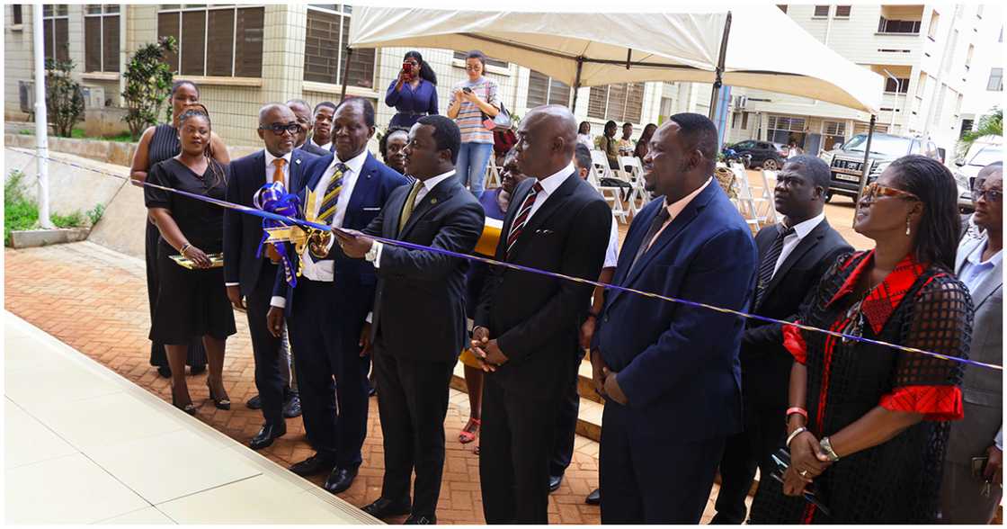 The Deputy Minister of Education commissions the ultramodern hostel facility The Deputy Minister of Education commissions the ultramodern hostel facility