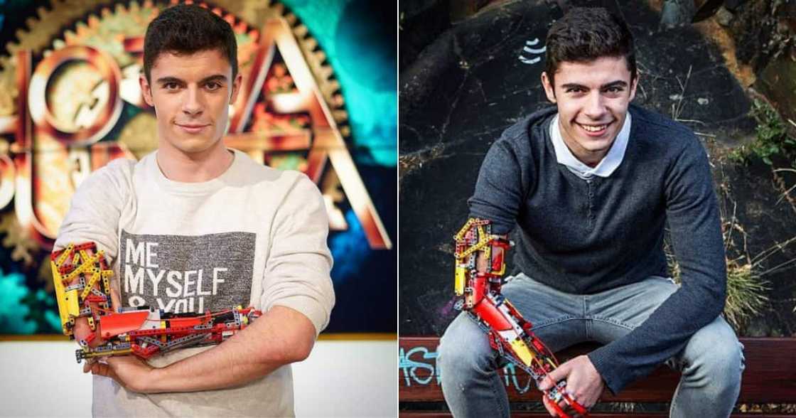 Meet David Aguilar, 19 Year Old Amputee Who Built a Prosthetic Arm From LEGO Blocks Meet David Aguilar, 19 Year Old Amputee Who Built a Prosthetic Arm From LEGO Blocks