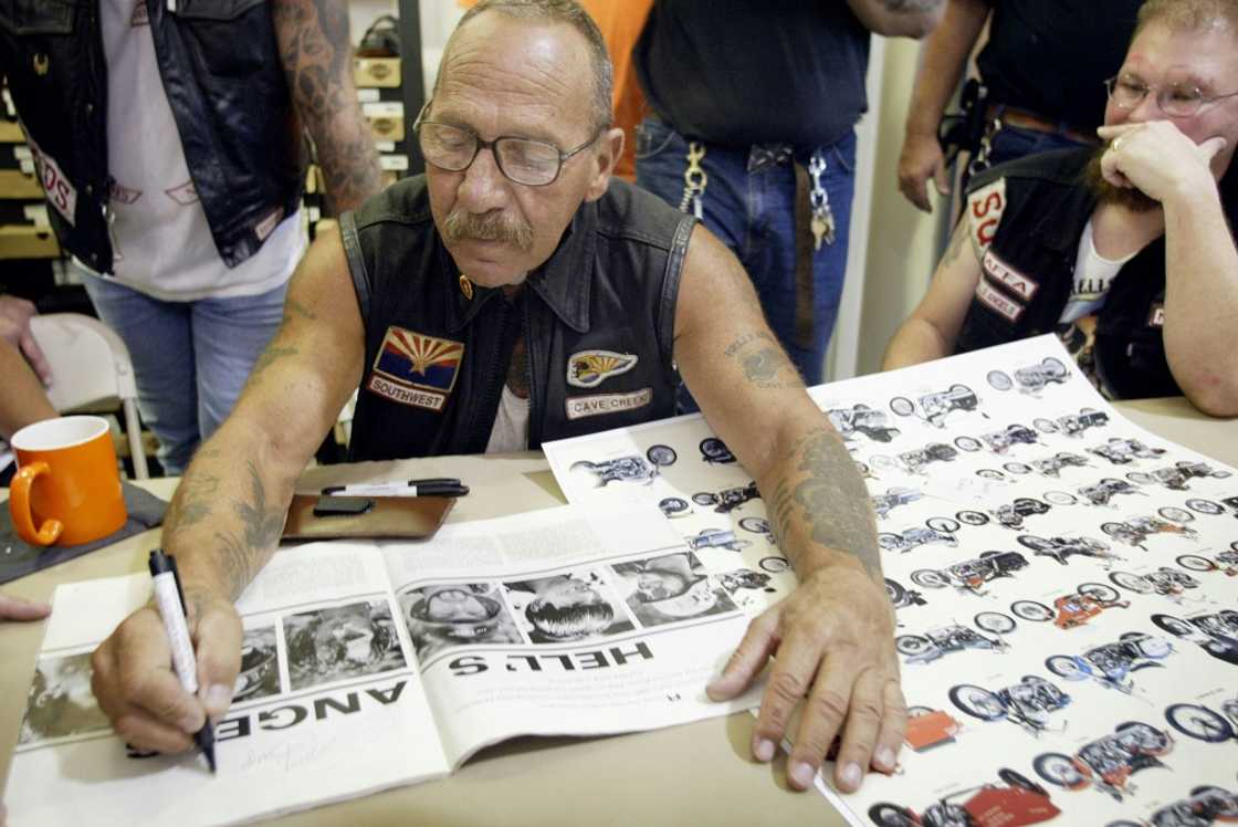 Sonny Barger, founder of the Hells Angels motorcycle club -- seen here in August 2003 -- passed away at the age of 83 after a brief battle with cancer. Sonny Barger, founder of the Hells Angels motorcycle club -- seen here in August 2003 -- passed away at the age of 83 after a brief battle with cancer.