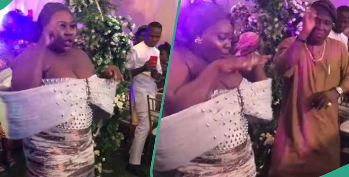 Lady adorns awkward dress Lady adorns awkward dress