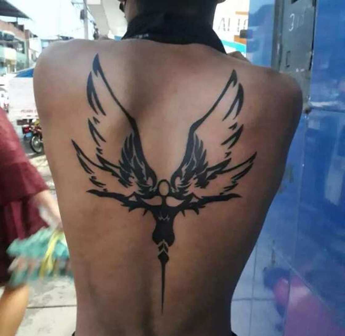 Guardian angel tattoo