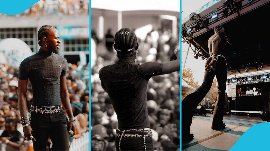 Black Sherif's performance, Kilos Milos, Black Sherif, Settle, Washington Black Sherif's performance, Kilos Milos, Black Sherif, Settle, Washington