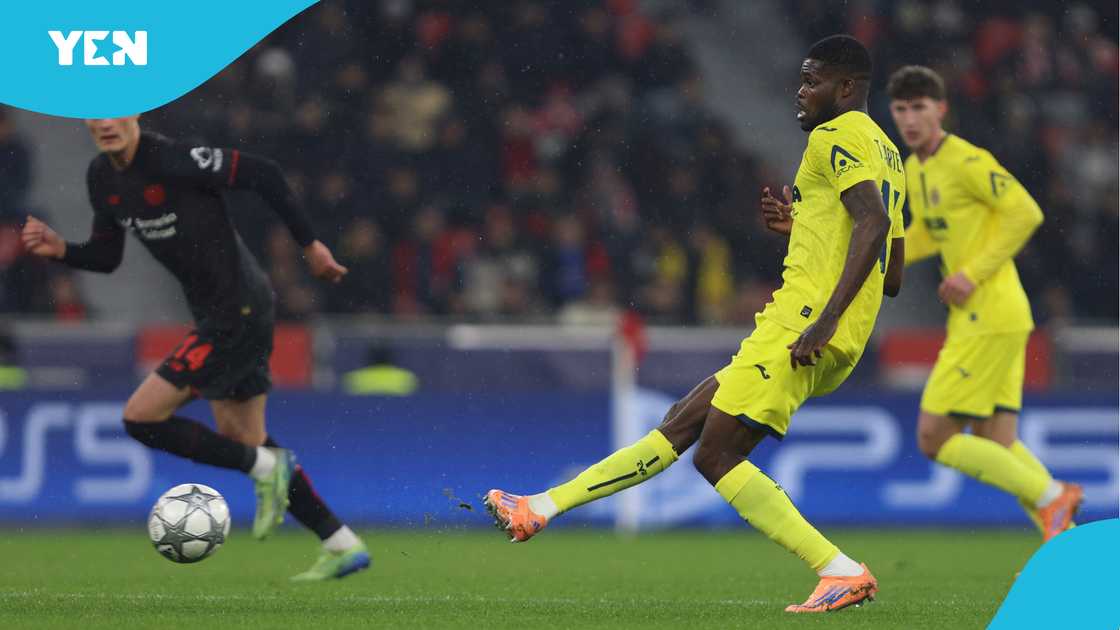 Champions League Fallout: Villarreal Boss Attacks Thomas Partey After Leverkusen Loss. Photo by DeFodi Images.