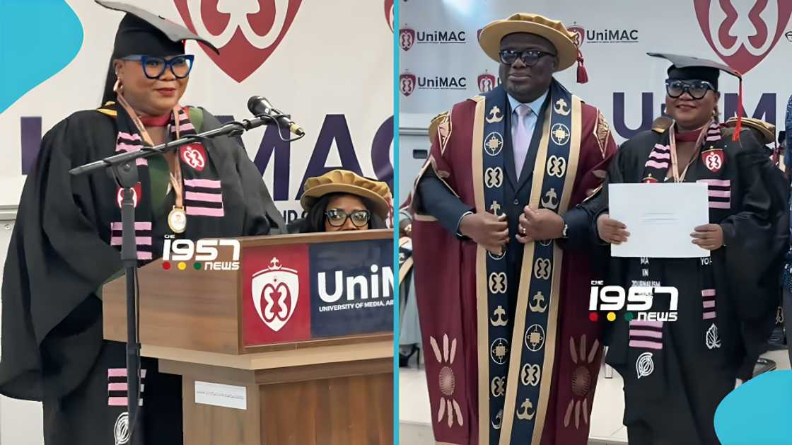 Seyram M.A. Yorgbe, UniMAC valedictorian, 2025 postgraduate graduation, academic excellence, TV3 Anita Akuffo, master's degree, graduation ceremony, resilience and dedication, University of Media Arts and Communication, Ghana's Most Beautiful