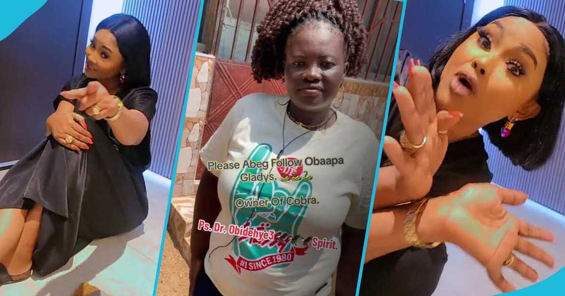 Nana Ama McBrown and Obaapa Gladys in cobra challenge