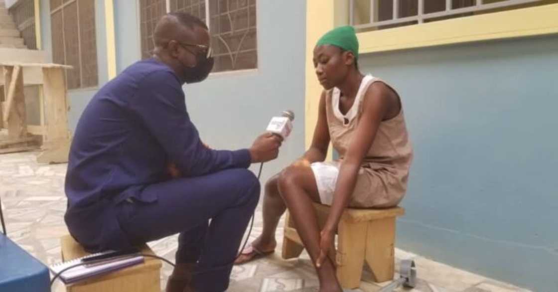 Portia Afriyie: 25-year-old lady Maths teacher has 'melting' hip; needs GHc32k or risks getting paralyzed Portia Afriyie: 25-year-old lady Maths teacher has 'melting' hip; needs GHc32k or risks getting paralyzed