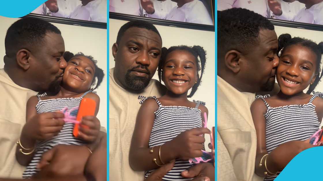 John Dumelo, John Dumelo daughter, Malike Dumelo, John Dumelo bonds daughter