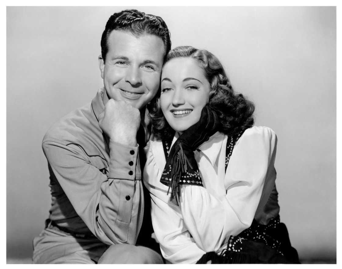 Dik Powell and Dorothy Lamour in a publicity shot Dik Powell and Dorothy Lamour in a publicity shot