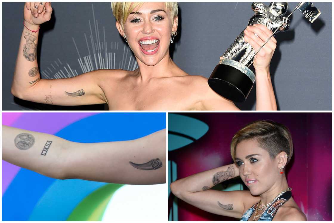 Miley Cyrus tattoos