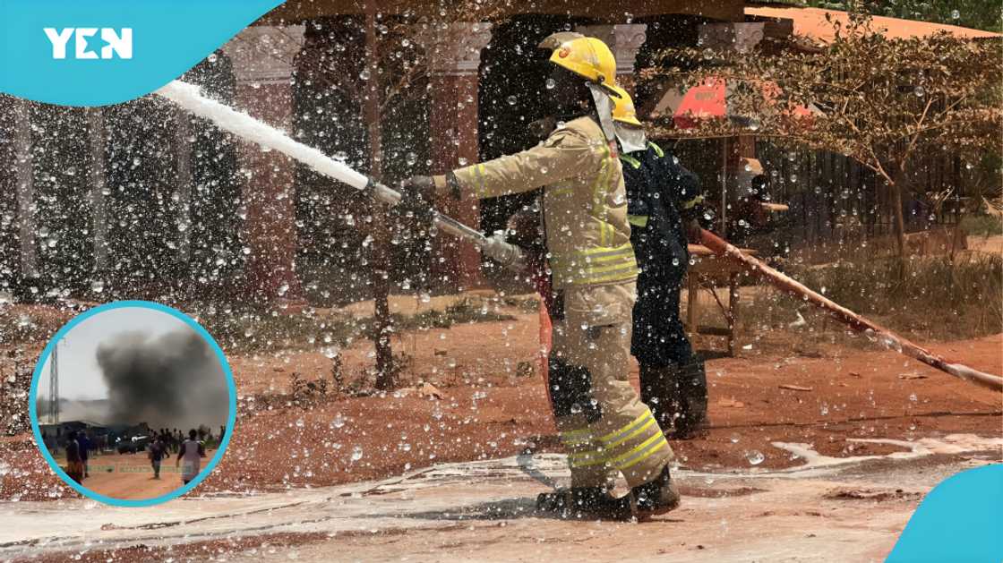 Ghana Fire Service, Spintex fire, Tesla Cybertruck accident, Ibrahim Mahama heritage train, emergency response Spintex, no fatalities fire, wooden structures fire, Accra news, social media reactions, Spintex Yorke City Ghana Fire Service, Spintex fire, Tesla Cybertruck accident, Ibrahim Mahama heritage train, emergency response Spintex, no fatalities fire, wooden structures fire, Accra news, social media reactions, Spintex Yorke City