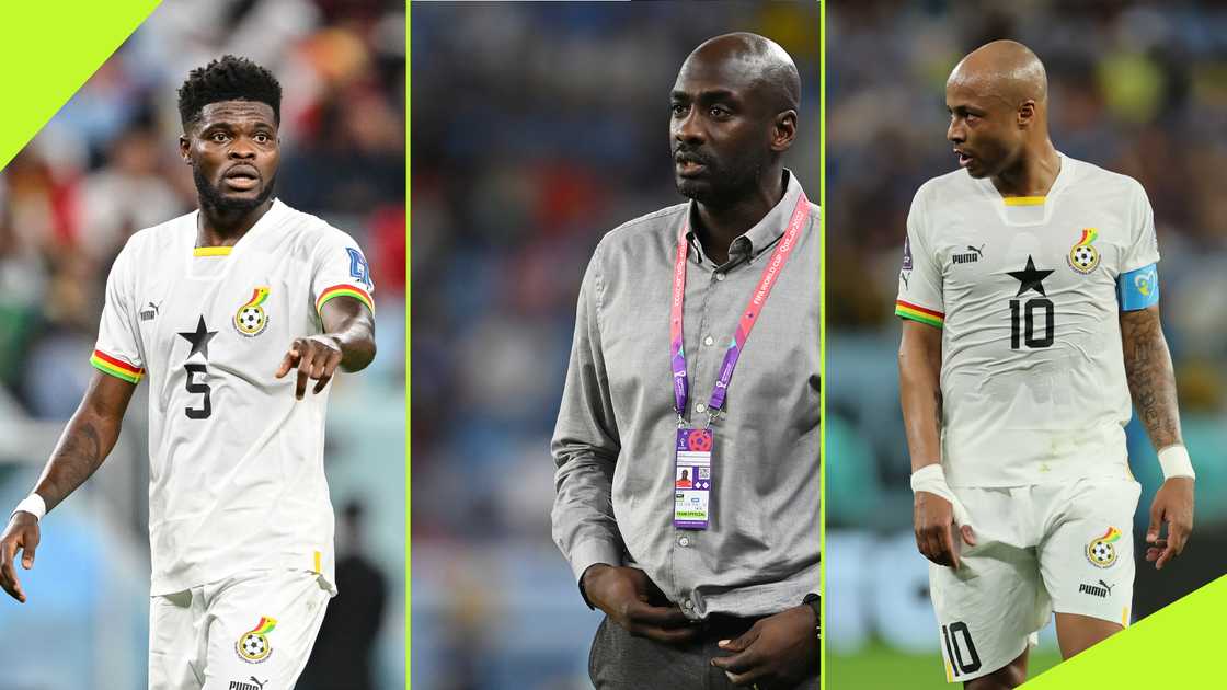 Otto Addo excluded Thomas Partey and Andre Ayew from his 25-man list for the 2025 AFCON Qualifiers against Angola and Niger. Photos by DeFodi Images, David Ramos - FIFA and Fantasista.