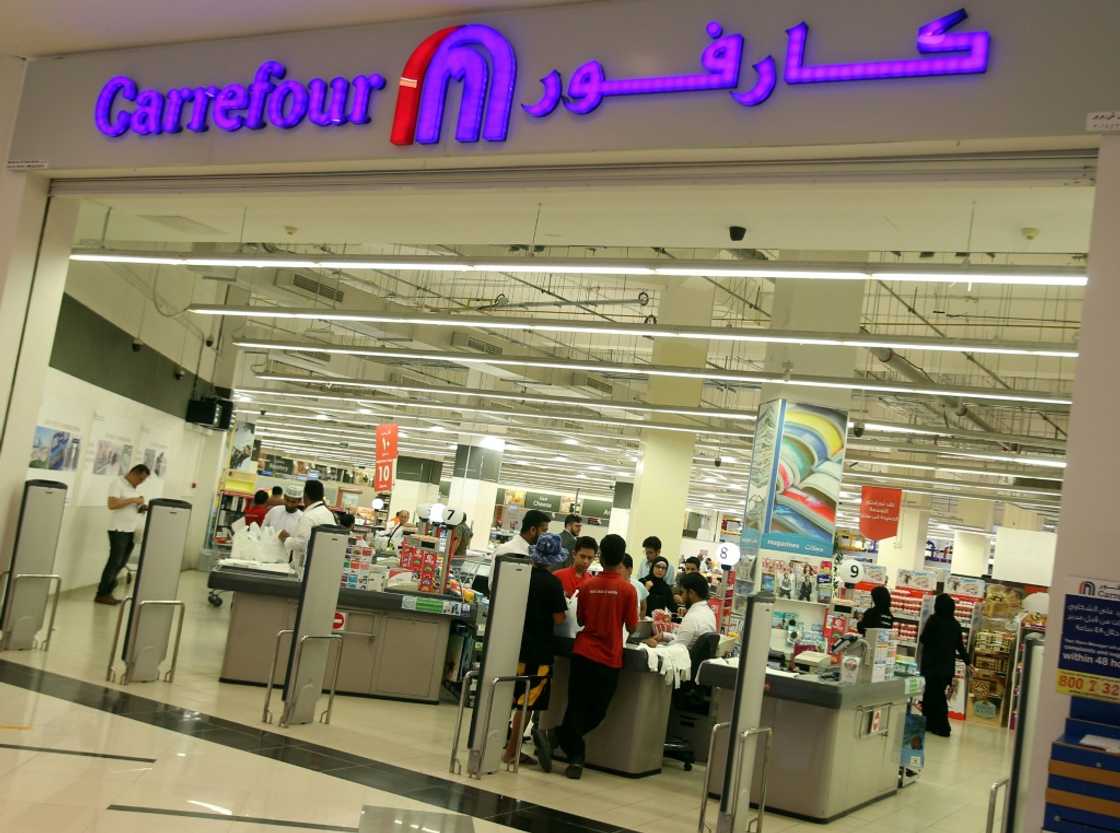 A Carrefour supermarket in Muscat, Oman, in 2017. The local franchisee has been dropping the brand in several Arab markets A Carrefour supermarket in Muscat, Oman, in 2017. The local franchisee has been dropping the brand in several Arab markets